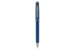 Pen set 2 stripes barrel metal Dark blue