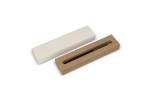 Stiftebox aus recyceltem Milchkarton, 1 Stift Beige