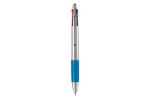 Ball pen 4 colours Blue/silver