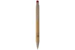 Ball pen bamboo and wheatstraw with stylus Red