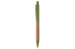 Ball pen bamboo with wheatstraw Green