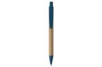Ball pen bamboo with wheatstraw Aztec blue