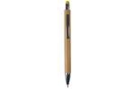 Ball pen New York bamboo with stylus Yellow