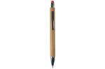 Ball pen New York bamboo with stylus Orange