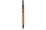 Ball pen New York bamboo with stylus Aztec blue