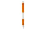 Ball pen Vegetal Pen Clear transparent Transparent orange