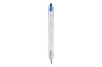 R-PET ball pen Transparent blue