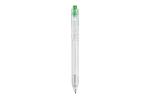 R-PET ball pen Transparent green