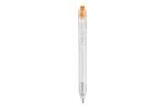 R-PET ball pen Transparent orange