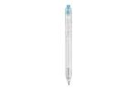 R-PET ball pen Transparent lightblue