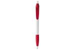 Cosmo ball pen rubber grip HC White/red