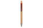 Ball pen Madrid bamboo Orange