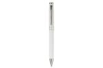 Ball pen metal 2 stripes White