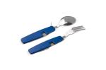 Foldable cutlery in multi-tool Aztec blue