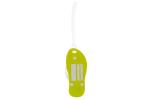 Luggage tag slipper Light green