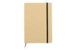 Cardboard notebook round corners A6 Brown