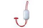 Sportlampe mit Silikonband Rot