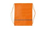 Drawstring bag reflective Orange