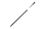 Long-life aluminum pencil with eraser Anthracite