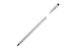 Long-life aluminum pencil with eraser Silver