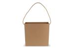 Box bag 35x35x11cm Brown