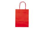 Kleine Papiertasche im Eco Look 120g/m² Rot