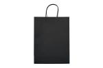 Große Papiertasche im Eco Look 120g/m² Schwarz