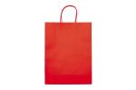 Große Papiertasche im Eco Look 120g/m² Rot