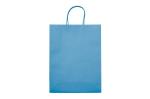 Große Papiertasche im Eco Look 120g/m² Hellblau