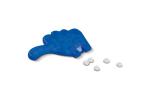 Pfefferminzdose Daumen Transparent blau