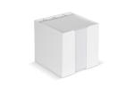 Paper pad 10x10x10cm FSC in cube box with stationery compartments 