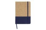 Notebook jute R-PET GRS Dark blue