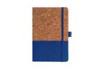 Cork notebook A5 Light blue