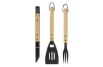 Barbecue tool set wood Timber