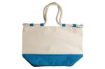 Carrier bag canvas 380g/m² Light blue