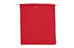 Reusable food bag OEKO-TEX® cotton 40x45cm Red