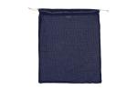 Reusable food bag OEKO-TEX® cotton 40x45cm Dark blue