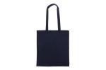 Recycled cotton bag 140g/m² 38x42cm Dark blue