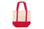 Einkaufstasche aus Baumwolle OEKO-TEX® 140g/m² 40x10x35cm Rot