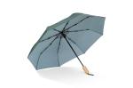 Foldable umbrella 21” R-PET auto open Dark green