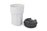 T-ceramic thermo mug with lid Zambezi 350ml White