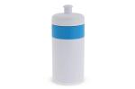 Sports bottle with edge 500ml, lightblue Lightblue, offwhite