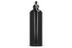 Water bottle aluminum with carabiner 750ml Black