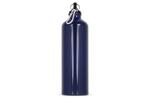 Water bottle aluminum with carabiner 750ml Dark blue