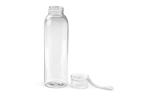 Trinkflasche 600ml, weiss Weiss,transparent