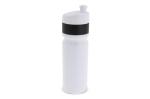 Sports bottle with edge 750ml White/black