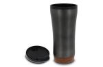 Double walled tumbler cork base 480ml Anthracite