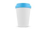 RPP Kaffeetasse Weißer Körper 250ml, hellblau Hellblau, offwhite