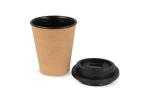 R-PP Kork Kaffeebecher 350 ml Schwarz