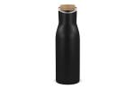 Thermo bottle with bamboo lid 500ml Black